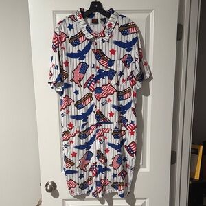 Target Men's Bold USA Flag One Piece Romper